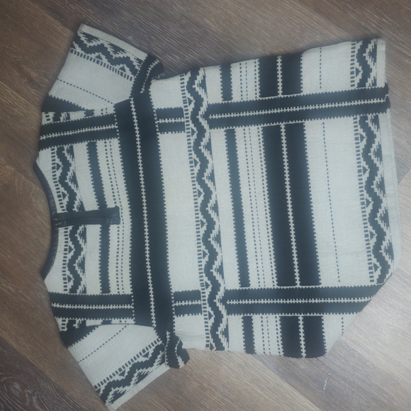 MADEWELL GEO  JACQUARD BLOUSE - Picture 9 of 11